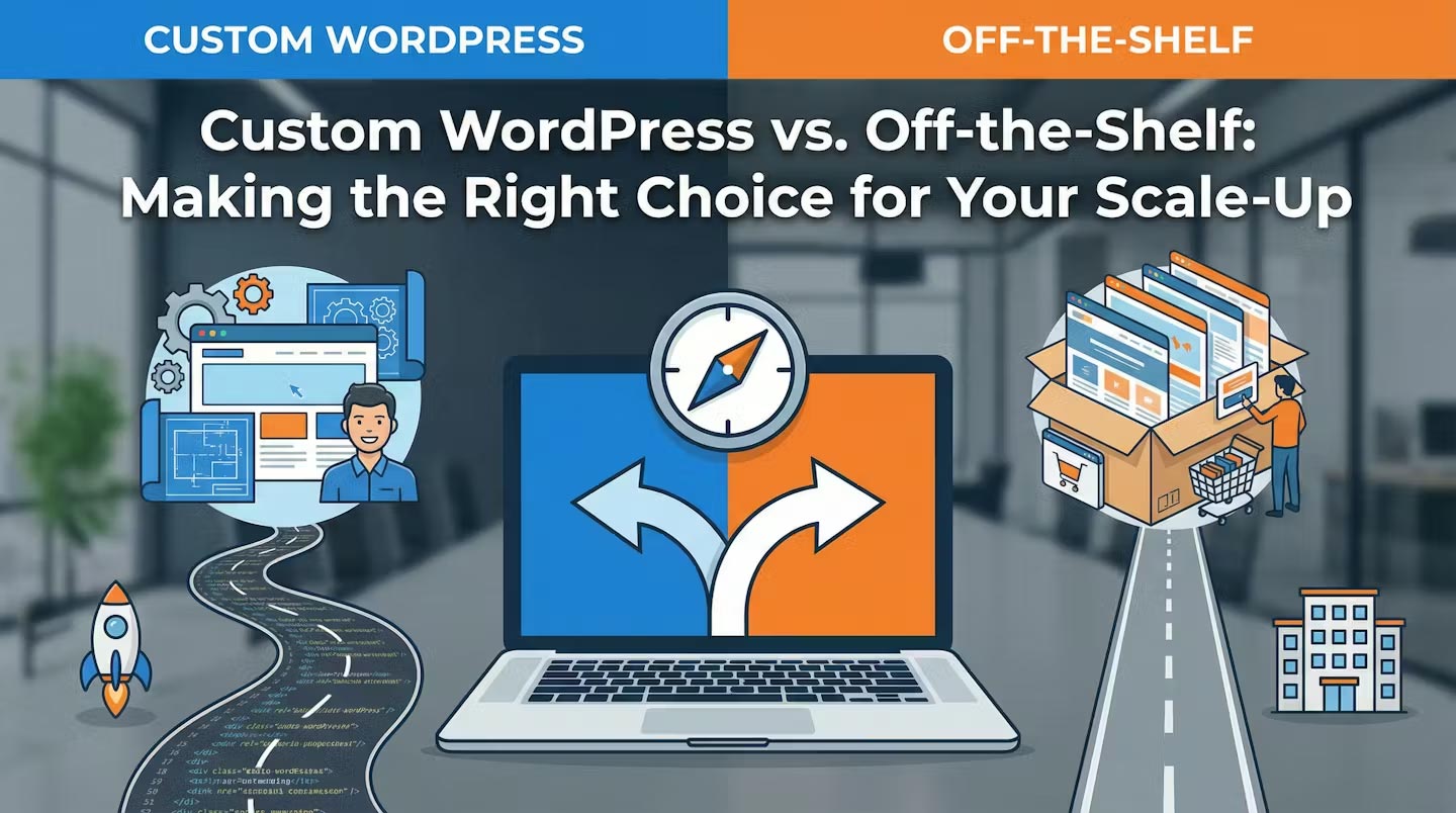 Custom WordPress vs. Off-the-Shelf: Making the Right Choice for Your Scale-Up